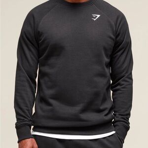 Gymshark 🦈- CREST SWEATSHIRT Slim Fit (M)